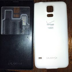 Samsung S5 Galaxy phone Verizon comes with extra case