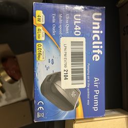 Dual outlet aquarium pump