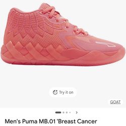 Men's Puma MB.01 'Breast Cancer Awareness