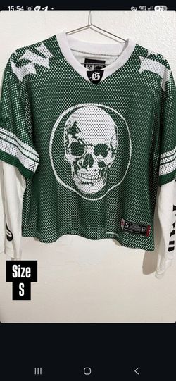 GODSPEED GREEN SKULL MESH JERSEY NEW COLLECTION