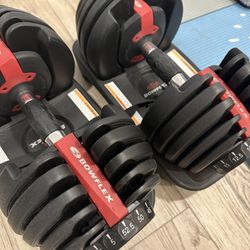 TWO Bowflex Dumbbell 552 