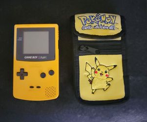 Nintendo Game Boy Color Dandelion Yellow CGB-001 Console Tested Working
