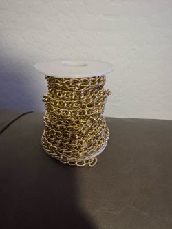 Gold plated chain for jewelry making
