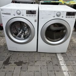 LG Gas Washer and Dryer Set