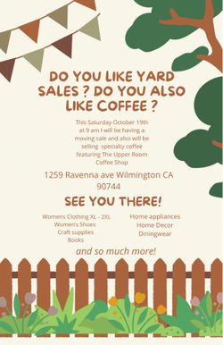 Yard Sale 10/19