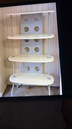 Metal/Wood Display Shelves
