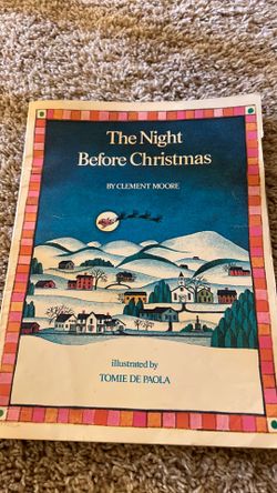 The Night Befor Christmas kids book