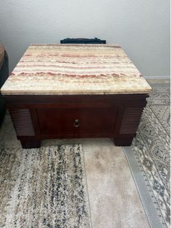 Heavy marble center living room table