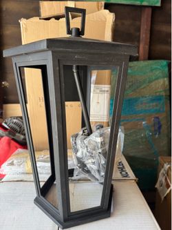 Black Outdoor Lantern /