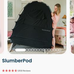 SlumberPod For Crib Black Out