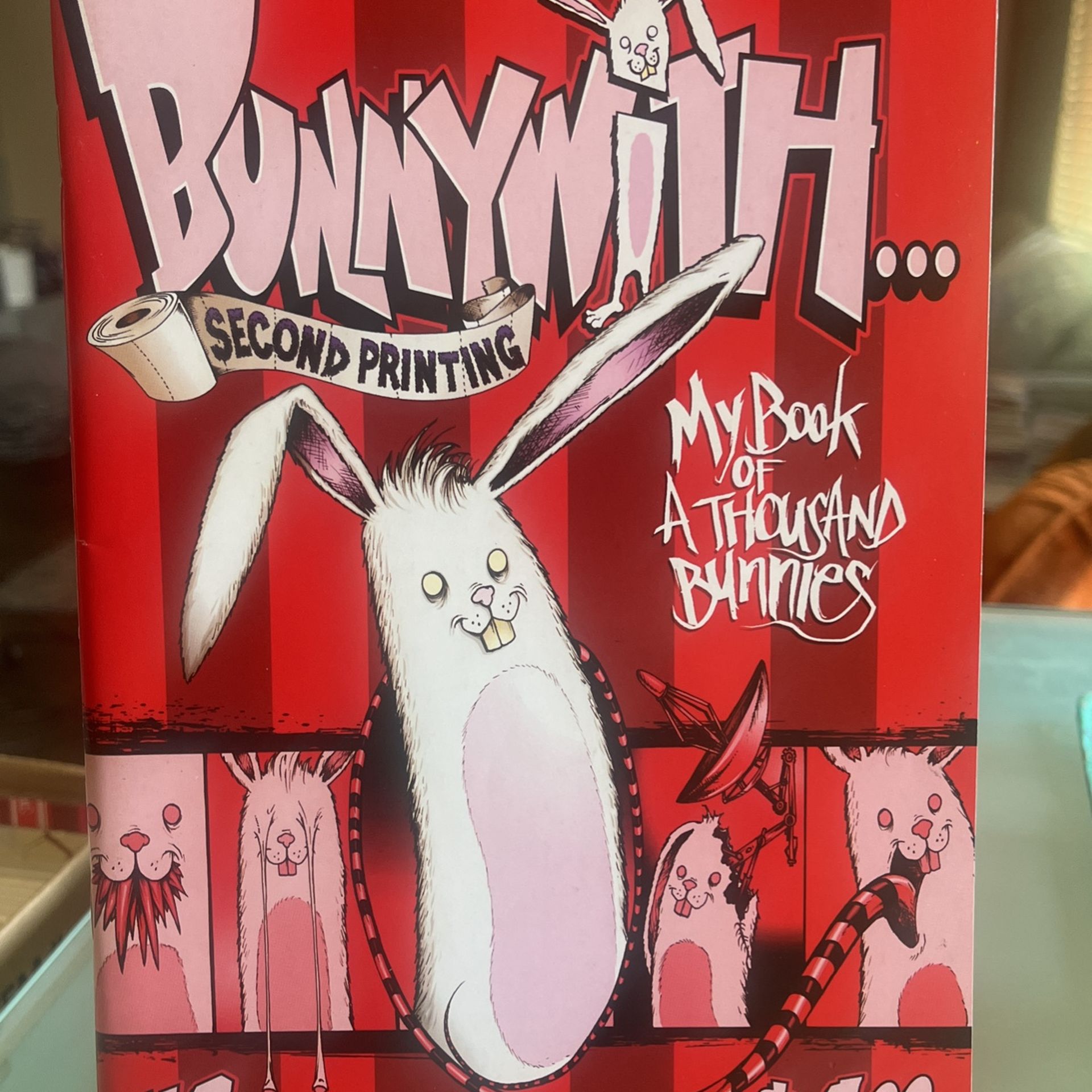 Bunnywith My Book of a Thousand Bunnies Alex Pardee Second Print