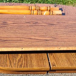 Oak Table And Chair Set