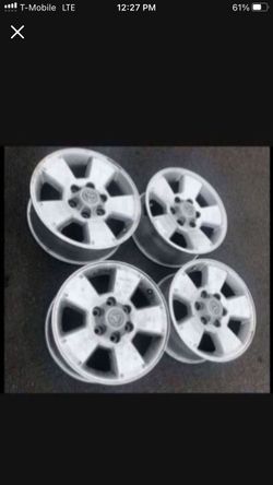 4 —— 17x7 6x5.5 6x139.7 Stock TRD Tacoma Tundra 4Runner Yukon Tahoe Wheels Rims 17 Inch!!!!!!!!!!!