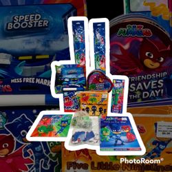 PJ Mask Masks Super Hero Christmas Gift Toy Bundle Basket - ALL NEW