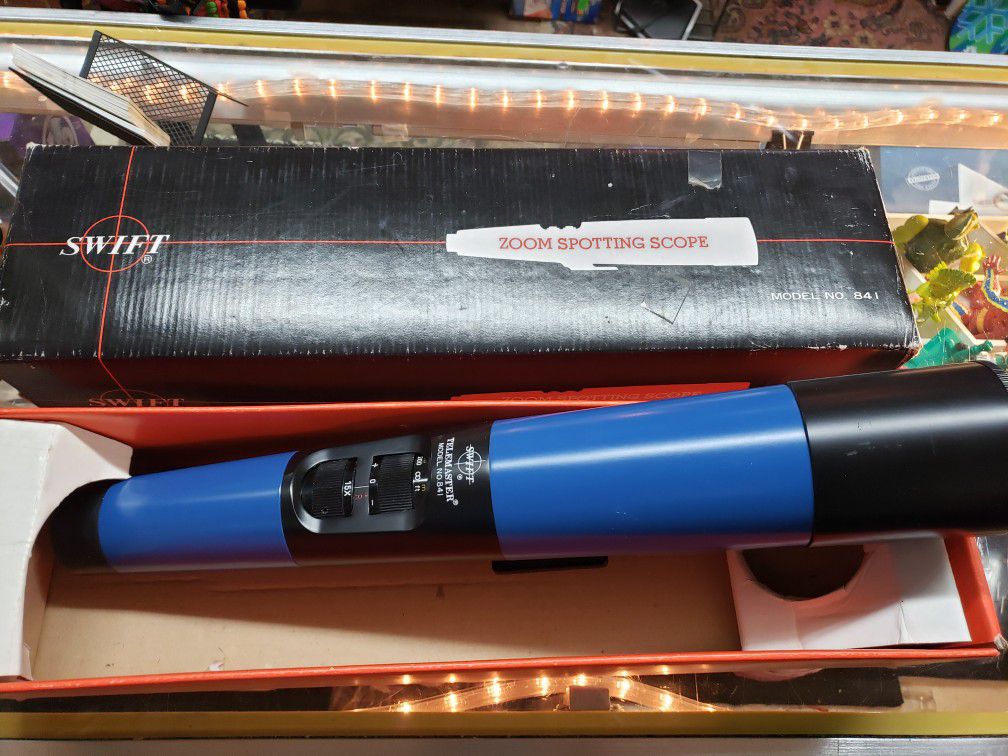 Swift Mark II Model 841 Zoomscope 15X-60X 60mm - Spotting Scope, BLUE