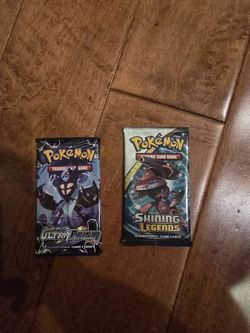 Pokemon Ultra Prism And Shining Legends Booster Pack