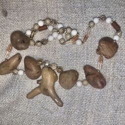 African Necklace With Stones And Beads