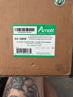 Brand New Arnott AS-2809 Front Air Strut (Land Rover / Range Rover Sport)