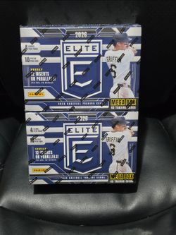 2026 Donruss Elite Baseball Cards Mega Box! 2 Box Lot! New Factory Sealed! KABOOM INSERTS!?