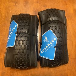 New Bicycle Tires Pair For Cruiser Or BMX Kids Bike 