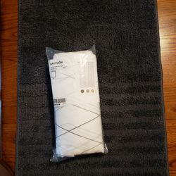New IKEA shower Courtain And Mat, 