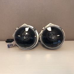 92-06 Mercedes G Wagon Black Xenon Glass Headlights