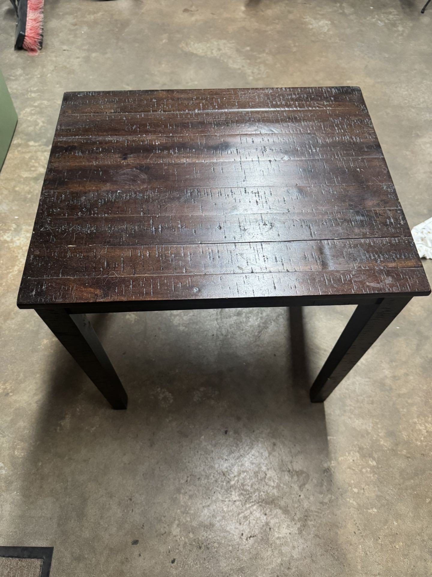 Wood End Table