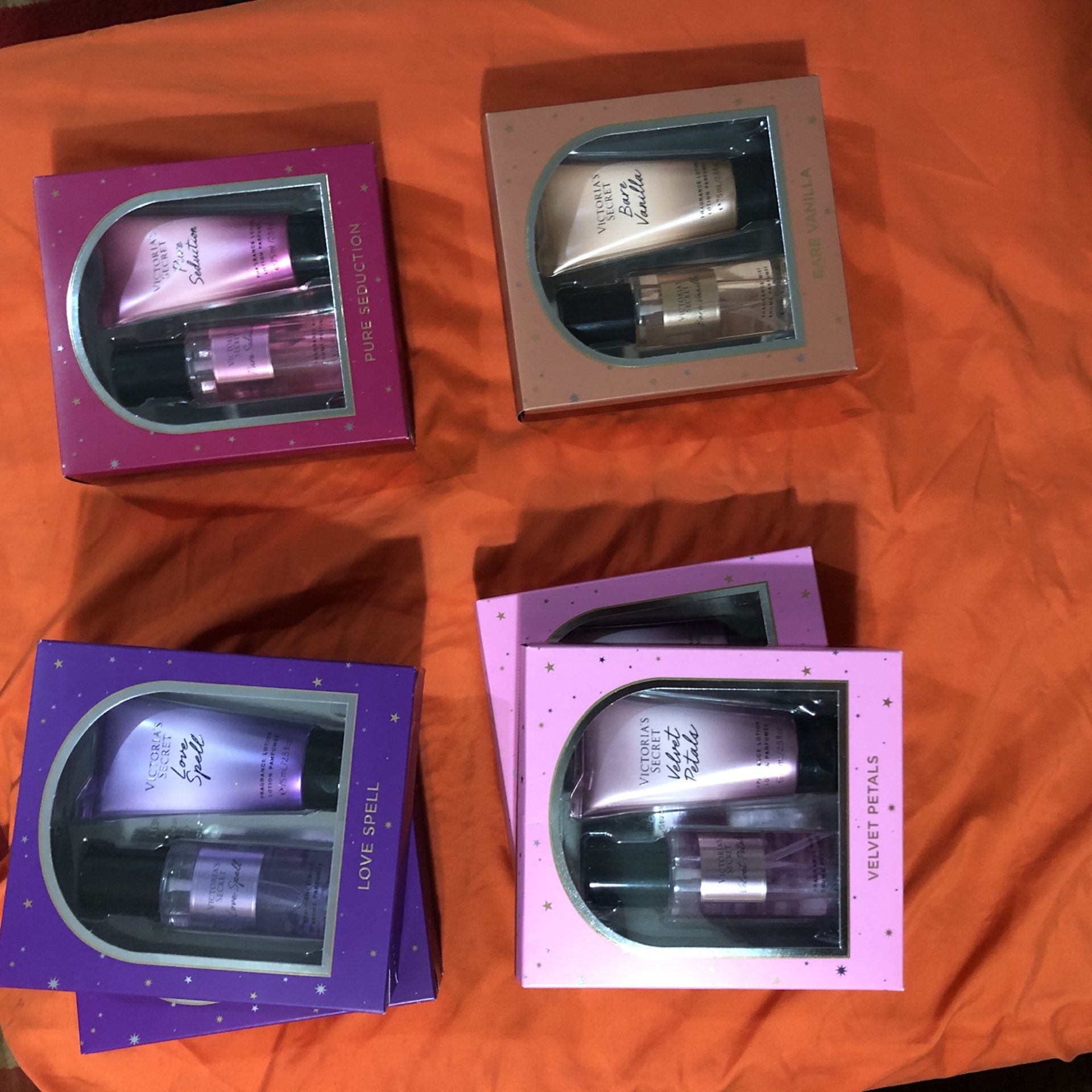 Victoria Secret Fragrance Parfume Mist And Lotion Sets 