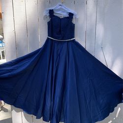Blue Evening Gown