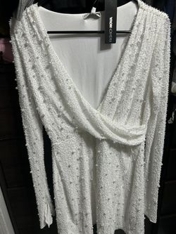 Fashion Nova Bria Pearl Mini Dress for Sale in Los Angeles, CA - OfferUp