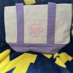 Trader Joe’s Pastel Purple Mini Tote Bag