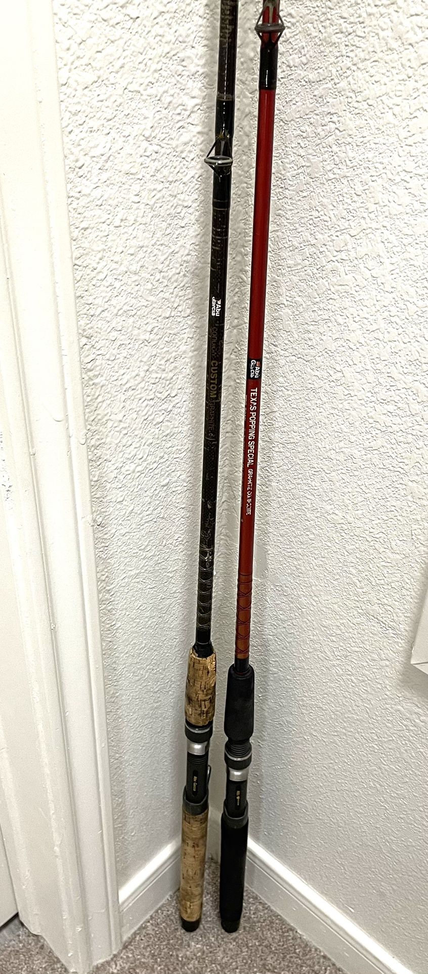 2 Vintage Graphite Abu Garcia Fishing Rods