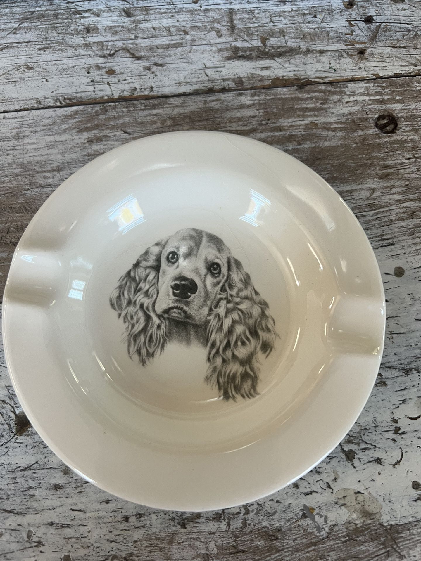 Adorable Crocker Spaniel Ashtray | Dish 5”