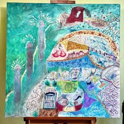 Casablanca To California (oil Painting Canvas)