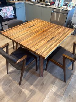 Wood custom made table