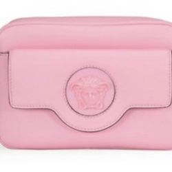 Versace La Medusa Leather Camera Bag