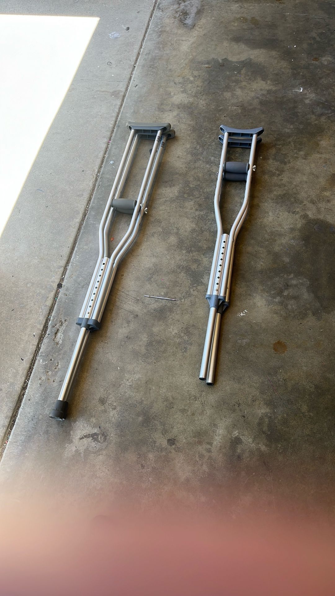 Crutches/Fishing Rods/speaker And Amp