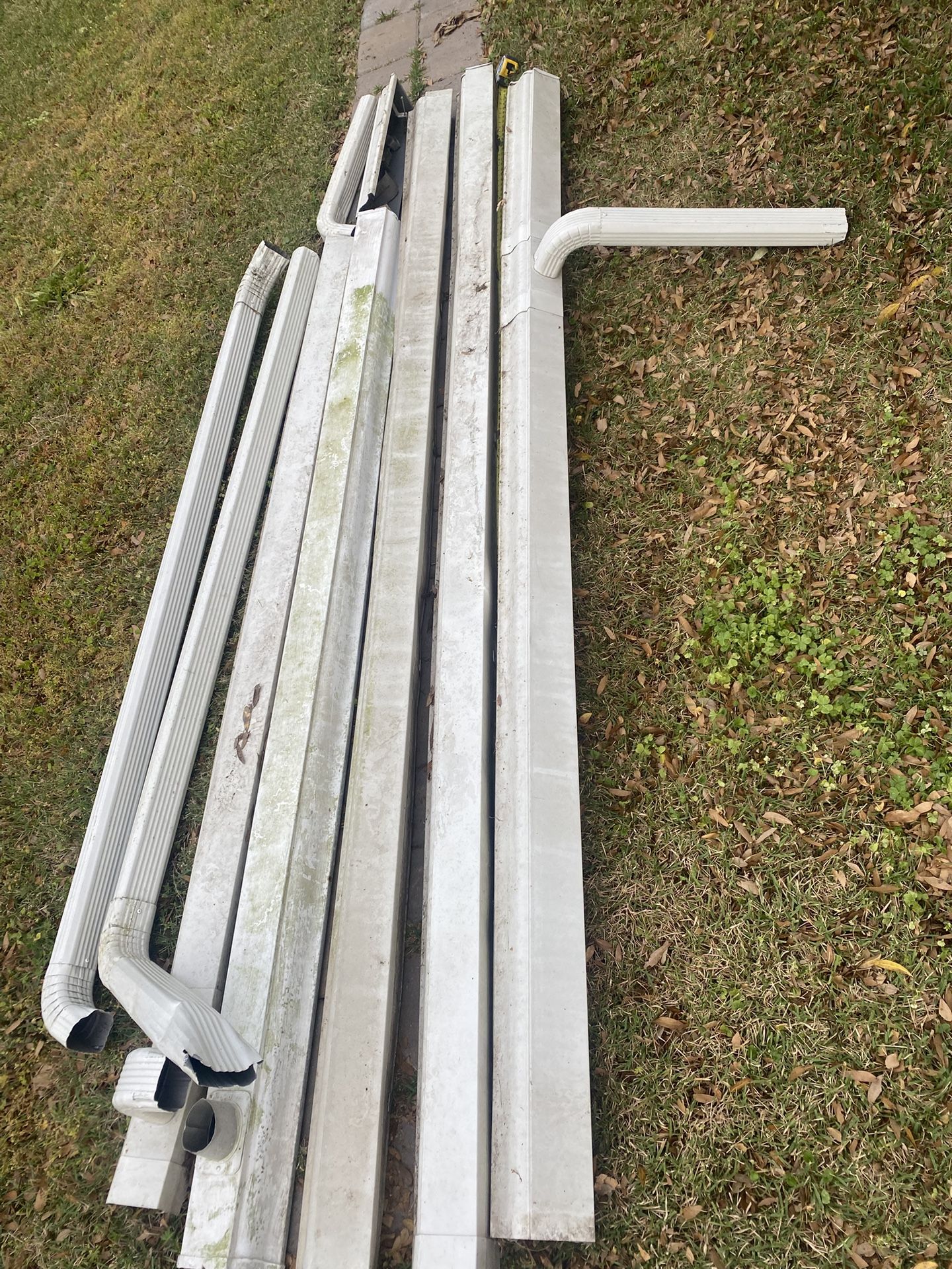 White Aluminum Gutters