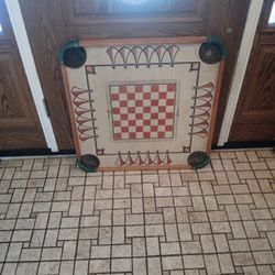 Vint,1960's Carrom Game Board/28 X 28 Inches 