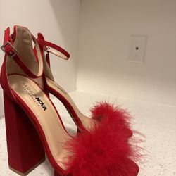 FashionNova Red high Heels 