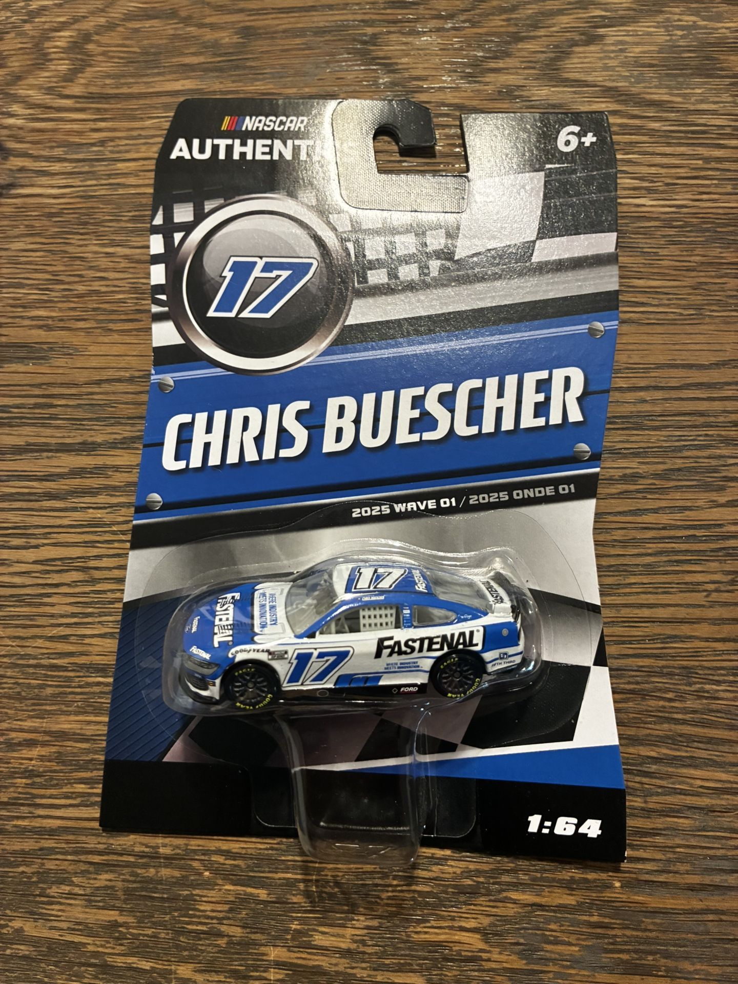 2024 17 Chris Buescher 1/64 Fastenal Wave 4 Nascar Authentics Diecast