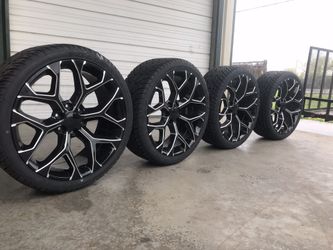 24/10⚡️6 lugs💥305 35 24⚡️295 35 24💥4 NeW Wheels ⚡️4 NeW TireS💥2 years warranty ⚡️1409$
