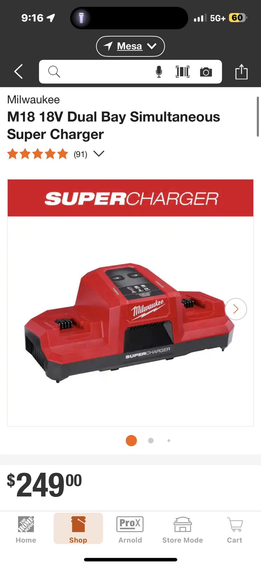 Milwaukee Dual super charger