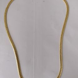  24" Gold Plated Lobster Clasp Necklace