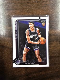 NIQUE CLIFFORD SACRAMENTO KINGS ROOKIE TOPPS NBA SPORTS CARD!