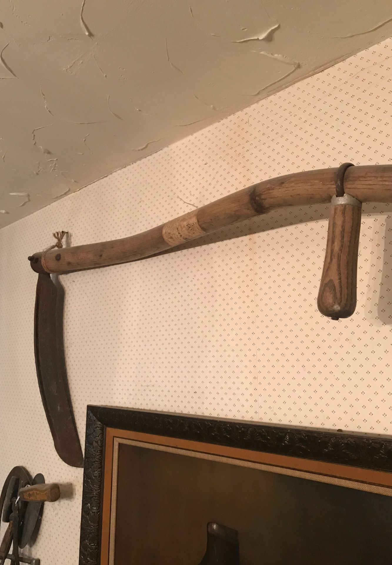 Vintage scythe