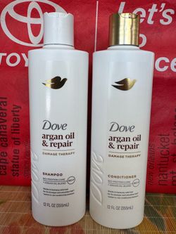 Dove shampoo & conditioner - argan oil blend