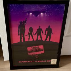 Framed Marvel Movie Poster 
