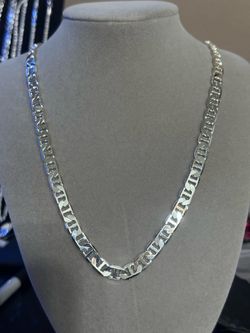20”   8mm Silver FILLED Mariner Chain with 925 Stamp!!🔥🔥