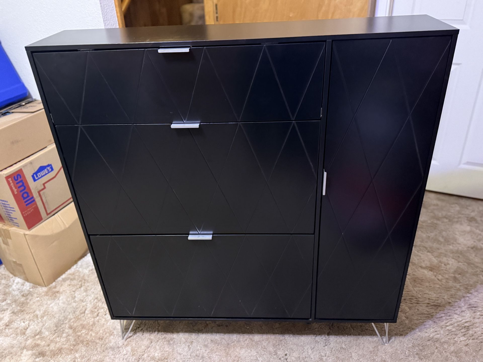 Shoe Rack - With Cabinet For Boots